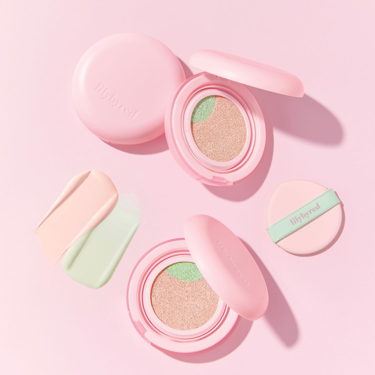 Phấn Nước Nâng Tông Thuần Chay Lilybyred Dual Light Tone Up Cushion 12g