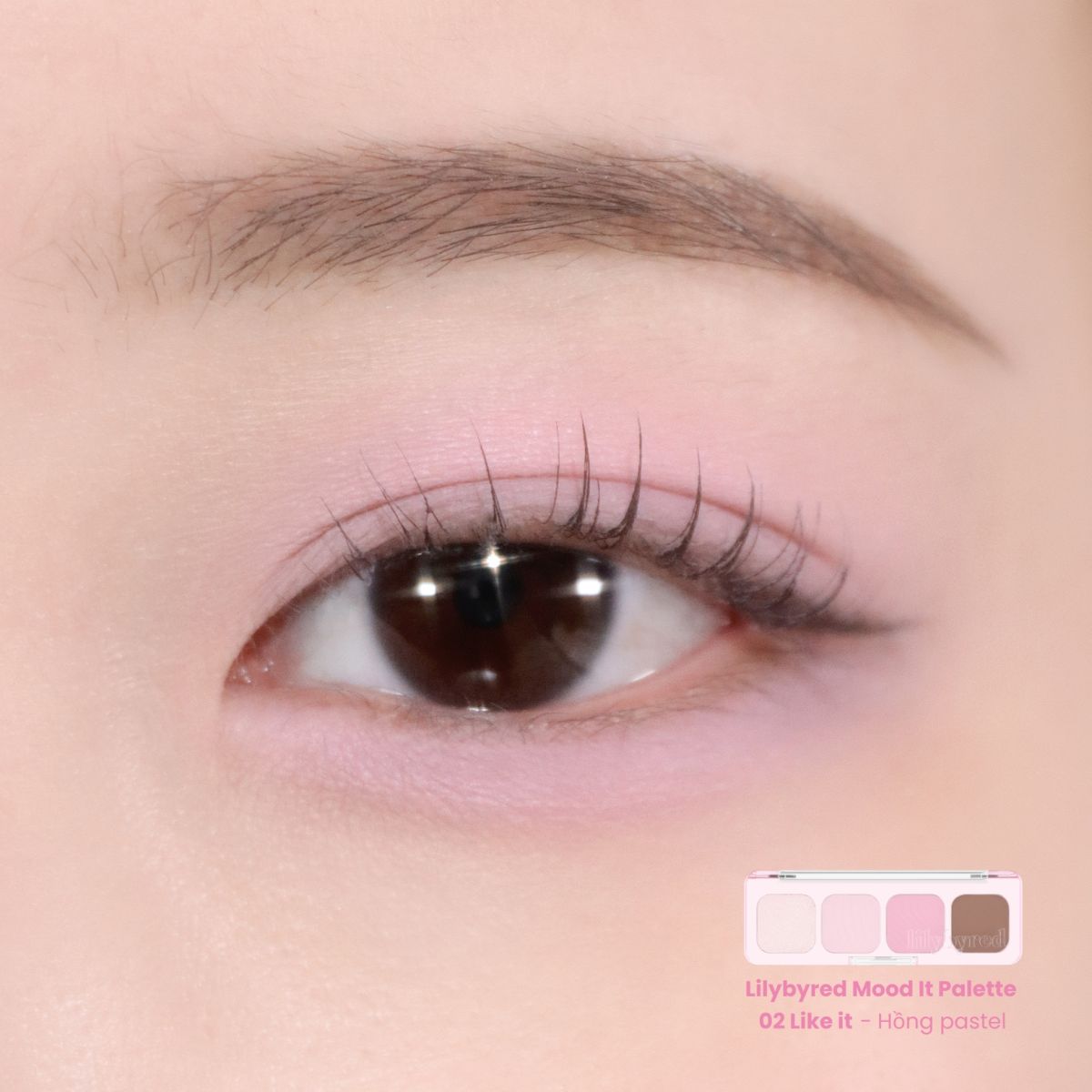 Bảng Phấn Mắt 4 ô Lilybyred Mood It Palette 3g
