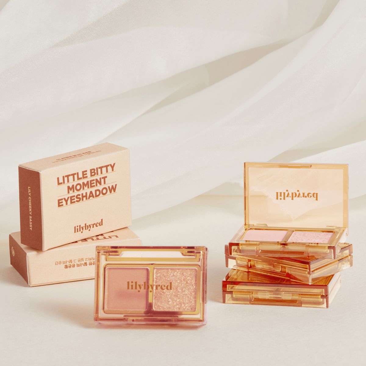 Bảng Phấn Mắt 2 Màu Lilybyred Little Bitty Moment Eyeshadow 1.7g