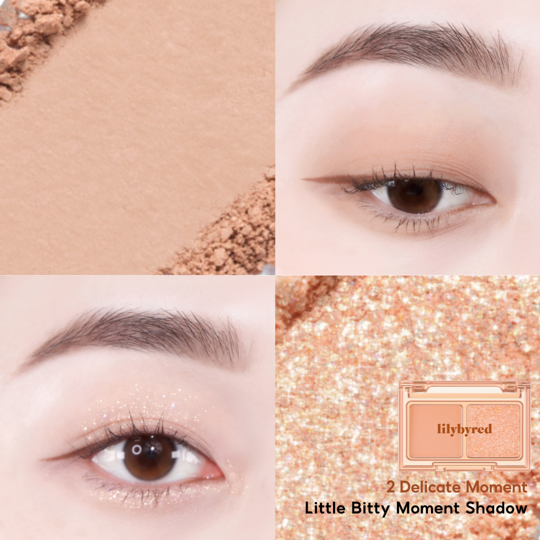Bảng Phấn Mắt 2 Màu Lilybyred Little Bitty Moment Eyeshadow 1.7g