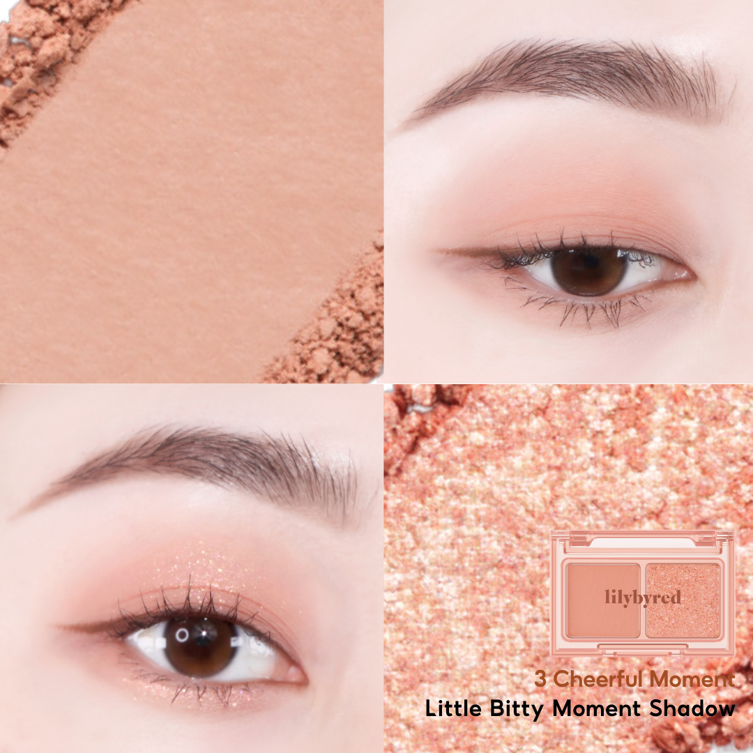 Bảng Phấn Mắt 2 Màu Lilybyred Little Bitty Moment Eyeshadow 1.7g