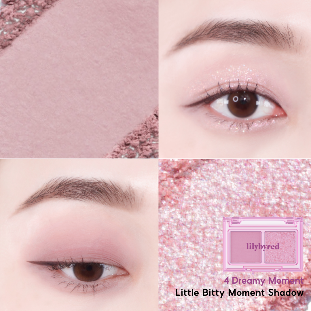 Bảng Phấn Mắt 2 Màu Lilybyred Little Bitty Moment Eyeshadow 1.7g