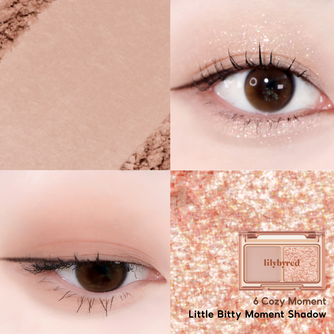 Bảng Phấn Mắt 2 Màu Lilybyred Little Bitty Moment Eyeshadow 1.7g