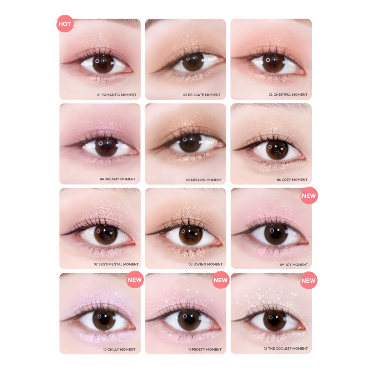 Bảng Phấn Mắt 2 Màu Lilybyred Little Bitty Moment Eyeshadow 1.7g