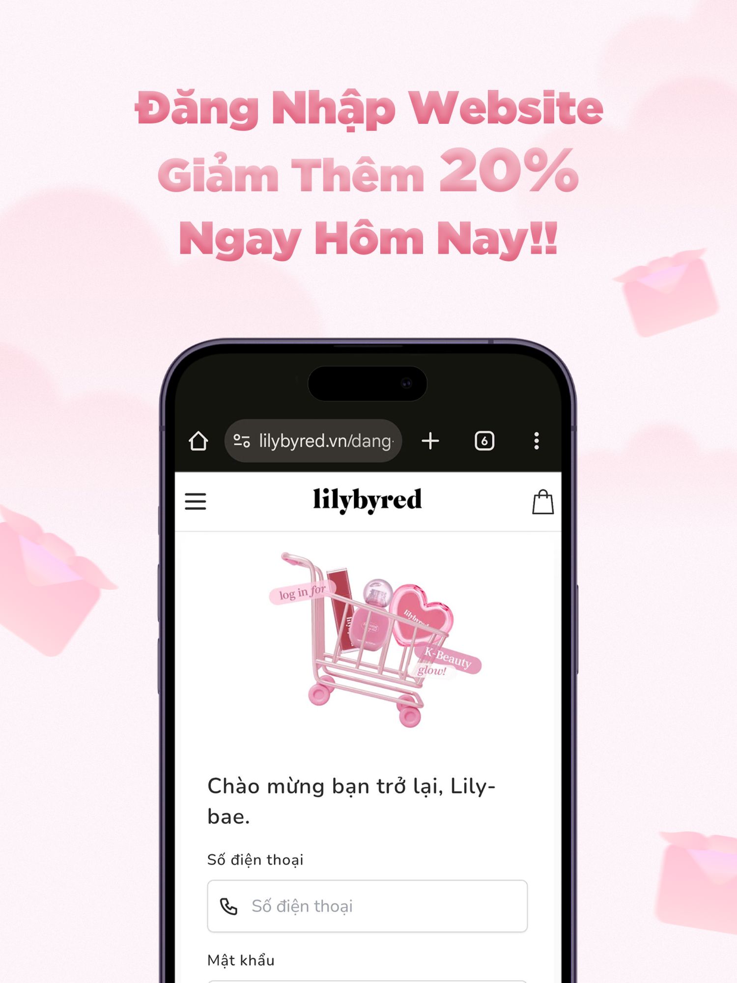 Đăng Nhập Website! Giảm Thêm 20% Ngay Hôm Nay - Ưu Đãi Lên Tới 60%