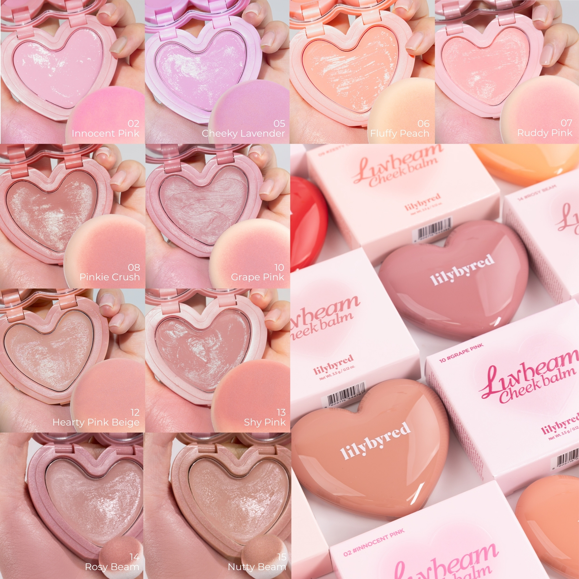 [New Lauching] Má Hồng Dạng Kem Lilybyred Luv Beam Cheek Balm 3.5g