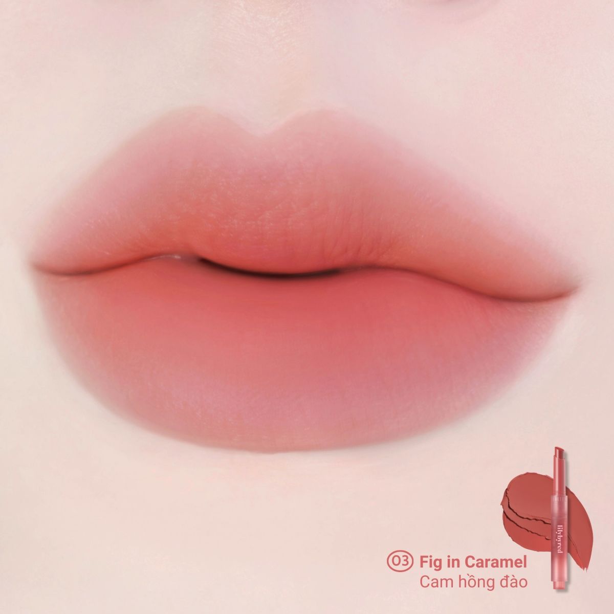 Son thỏi bấm mờ lì Lilybyred Milky Blur Fondue Bar 1.9g