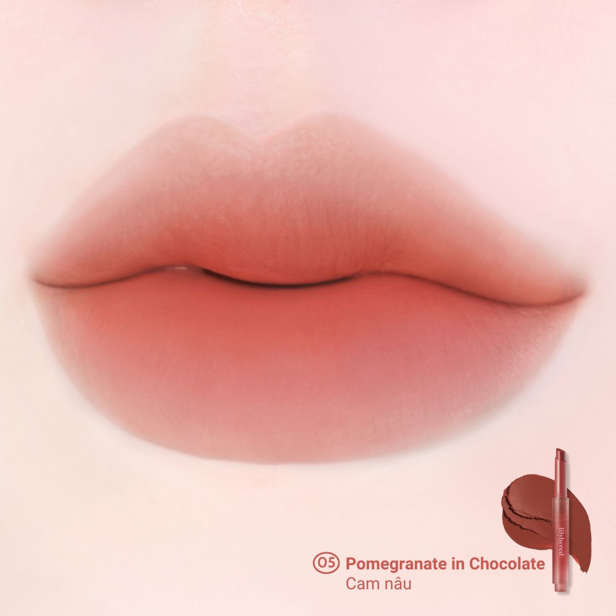 Son thỏi bấm mờ lì Lilybyred Milky Blur Fondue Bar 1.9g