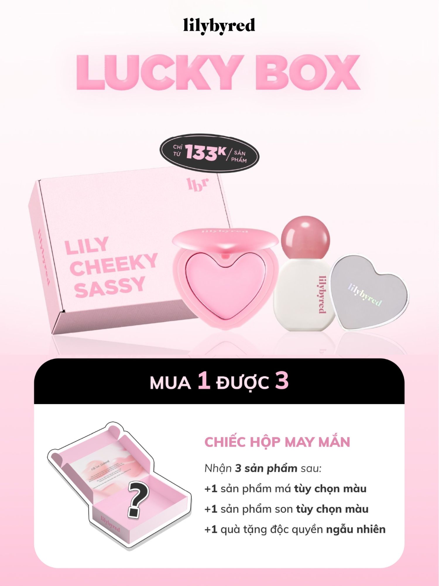 Lucky Box Lilybyred – Mở Hộp Bất Ngờ, Trúng Ngay Món "Hợp Gu"