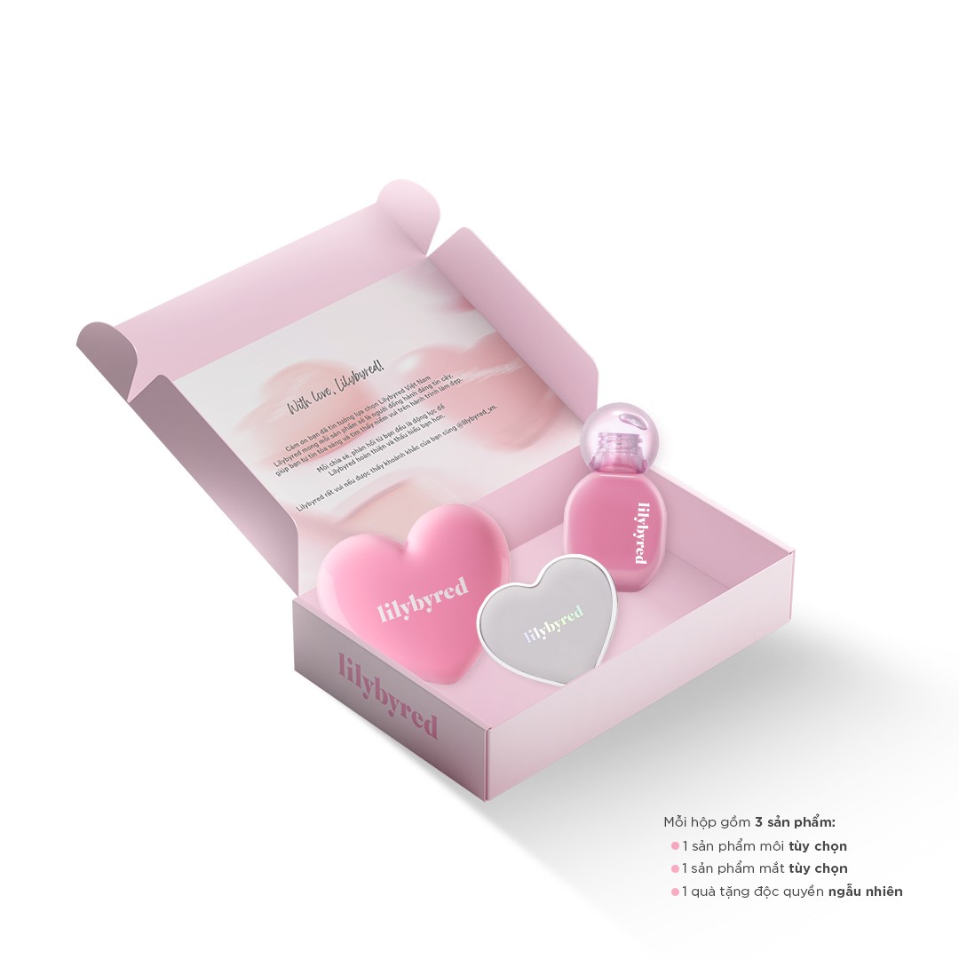 Lucky Box Lilybyred – Hộp Quà Makeup May Mắn Mua 1 Nhận 3