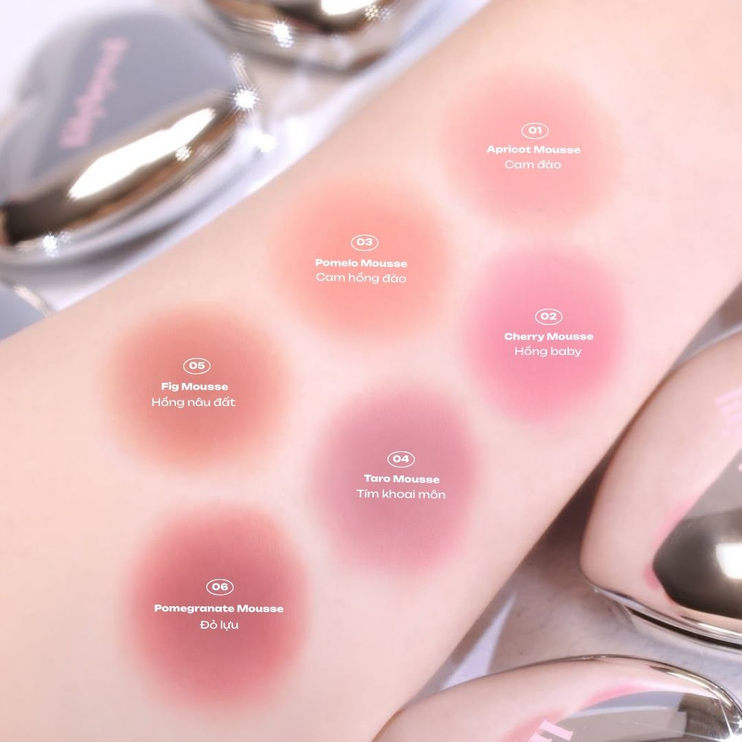 Má Kem Bùn Lilybyred Luv Beam Cheek Mousse 3.8g