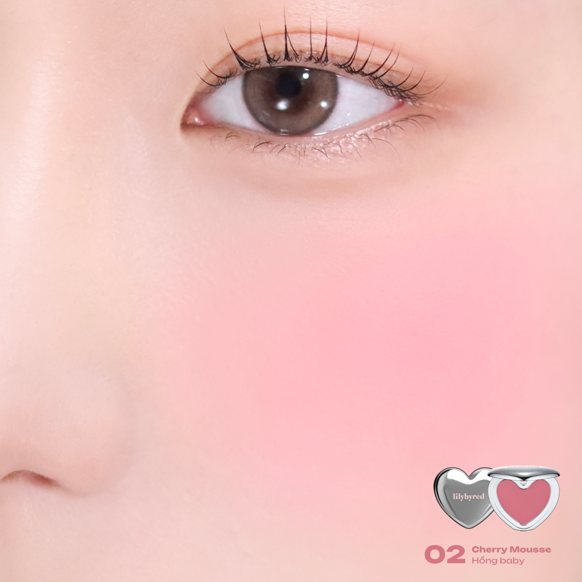 Má Kem Bùn Lilybyred Luv Beam Cheek Mousse 3.8g