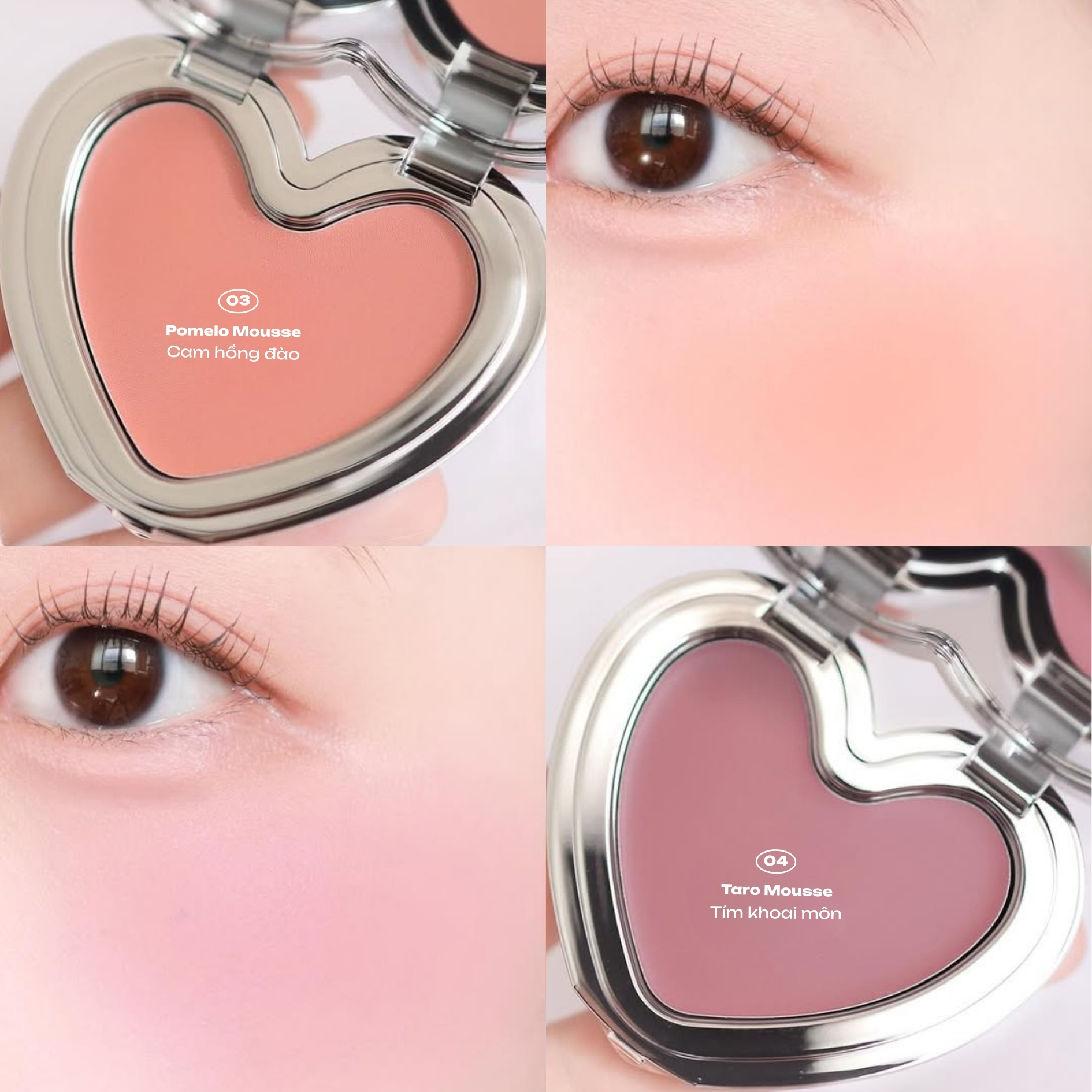 Má Kem Bùn Lilybyred Luv Beam Cheek Mousse 3.8g