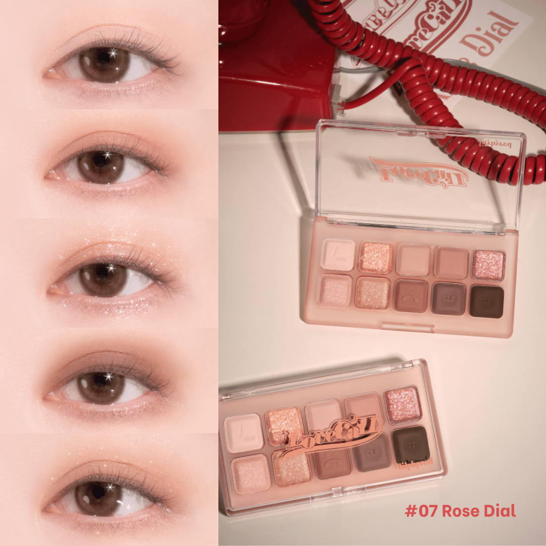Phấn Mắt 10 ô Lilybyred Mood Keyboard 10.5g