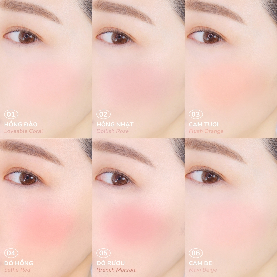 Phấn Má Hồng Nhỏ Gọn Lilybyred Luv Beam Cheek 4.7g
